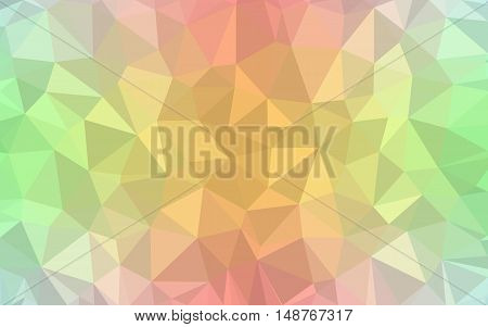 Colorful polygonal illustration, which consist of triangles. Geometric background in Origami style with gradient. Triangular design for your business.