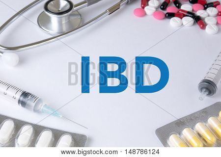 Ibd - Inflammatory Bowel Disease. Medical Concept