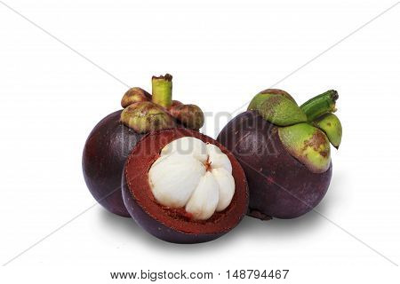 Mangosteen is a fruit that is available in Thailand which has a sweet aroma.
