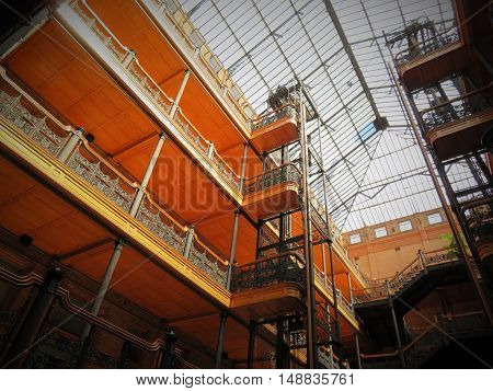 Bradbury Building is a national historic landmark and celebrated masterwork completed in 1893.