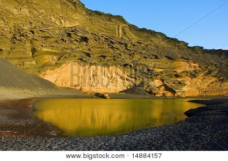 Playa Del Lago Verde, In Lanzarote, Kanarische Inseln, Spanien