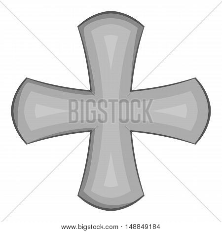 Sign of Columbus icon in black monochrome style isolated on white background. Marking symbol vector illustration