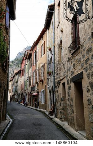 Villefranche de Conflent, France in September, 2016