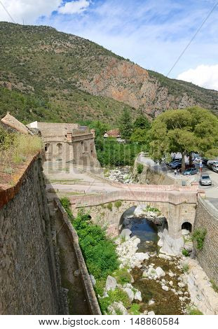 Villefranche de Conflent, France in September, 2016