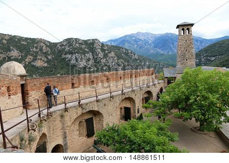 Villefranche de Conflent, France in September, 2016