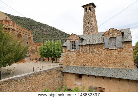 Villefranche de Conflent, France in September, 2016