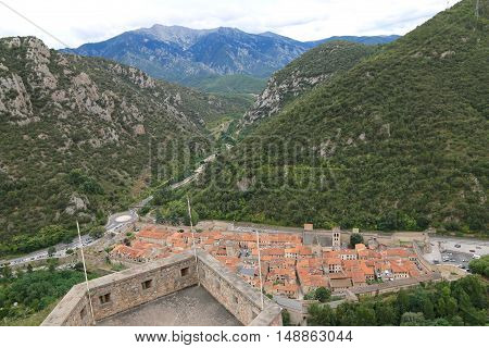 Villefranche de Conflent, France in September, 2016