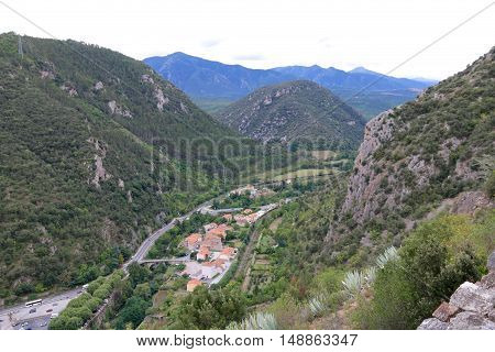 Villefranche de Conflent, France in September, 2016