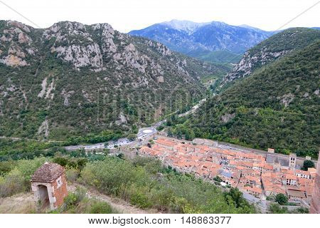 Villefranche de Conflent, France in September, 2016