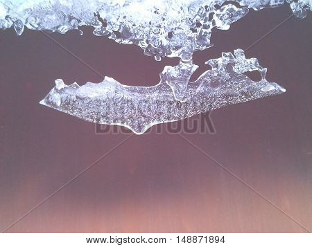 Icicle Oddly Shaped.