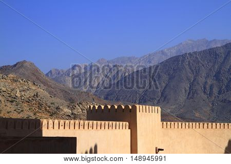 The Fort Nakhl in Sultanate of Oman