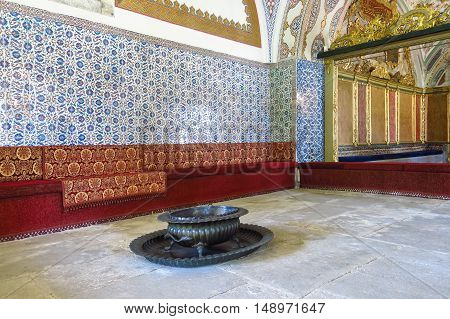 Beautiful Decoration On The Topkapi Palace, Istanbul, Turkey.