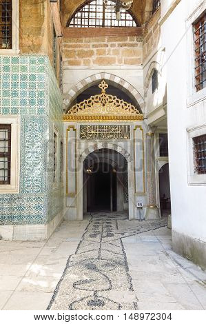 Beautiful Decoration On The Topkapi Palace, Istanbul, Turkey.