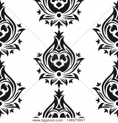 Seamless eastern style pattern. Arabic repeating ornament