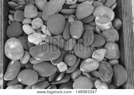 Texture Of The Stones. Sea Stones. Sea Stones Background