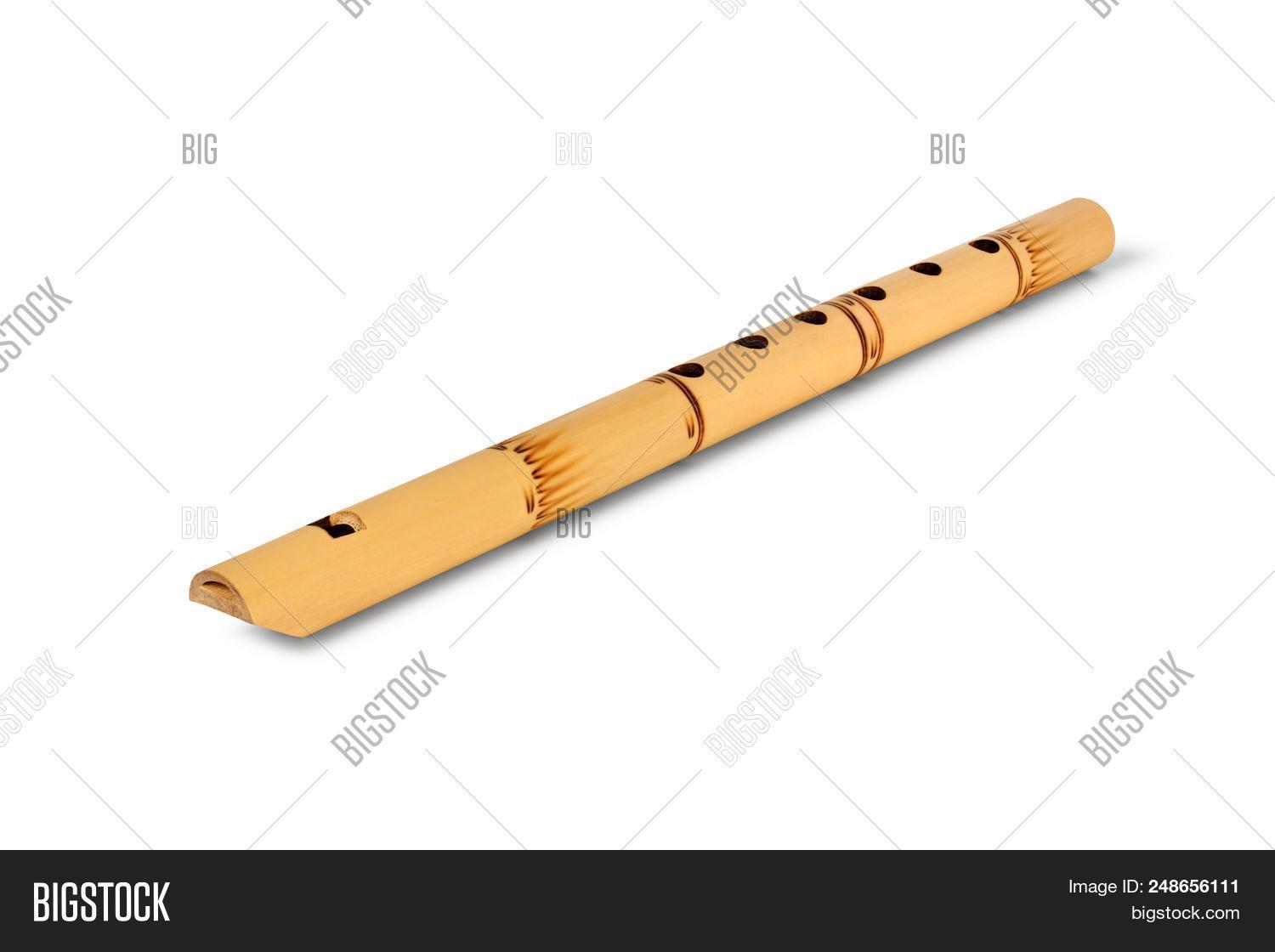 Long Wooden Flute Image & Photo (Free Trial) Bigstock