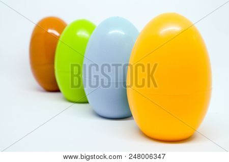 Egg Toys Made With  Plastic And Open Inside You Can Put Some Mini Toy To Surprise.