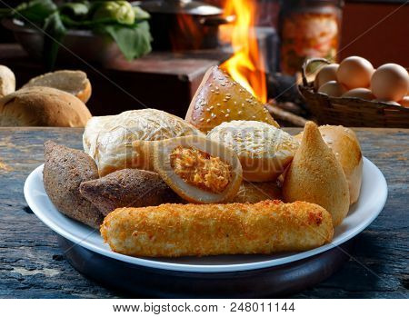 Mixed brazilian snack 