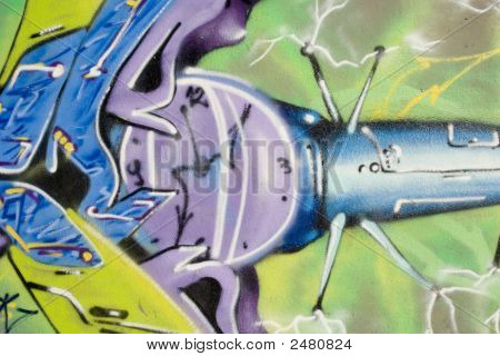 Graffiti hodiny
