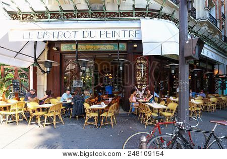 Paris, France-june 26, 2018 : Created In 1902 In The Heart Of The Historic District Of La Bastille, 