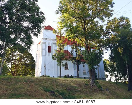 Novogrudok, Belarus - June 12, 2018: Transfiguration Roman Catholic Church In Novogrudok