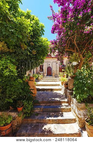 Monastery Of Saints Michael And Gabriel - Kremaston (kremasti, Kremasta) Crete, Greece. The Monaster