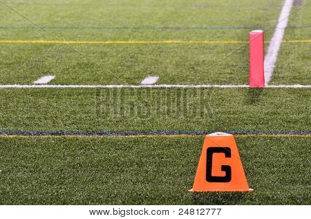 Torlinie auf American-Football-Feld