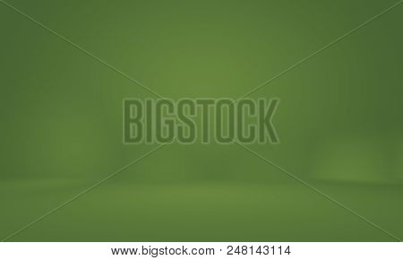Abstract Blur Empty Green Gradient Studio Well Use As Background, Website Template, Frame, Business 