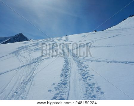 Beautiful Skitouring Day At Grossvenediger In Austria