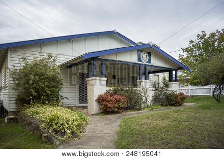 Braidwood, New South Wales, Australia, 16th April 2018 - The Womens Association Building In The Town