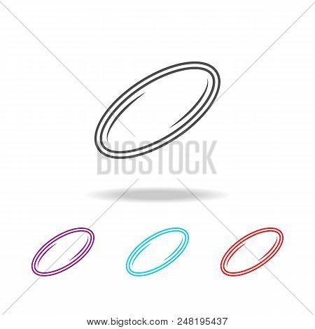 Lens For Camera Icons. Elements Of Photo In Multi Colored Icons. Premium Quality Graphic Design Icon