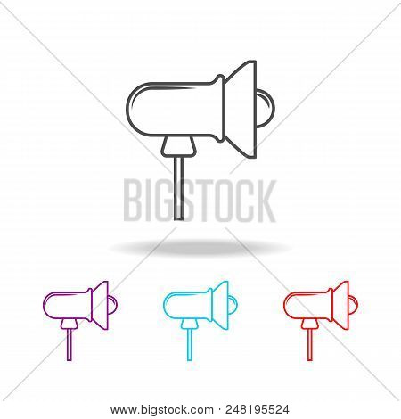 Dimmer For Camera Icons. Elements Of Photo In Multi Colored Icons. Premium Quality Graphic Design Ic
