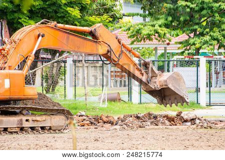 Iron Back Hoe Excavator Industrial Heavy Machine