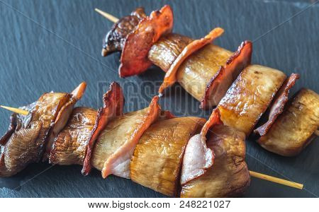 King Oyster Mushroom Skewers