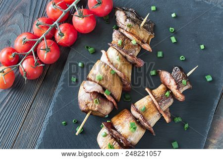 King Oyster Mushroom Skewers