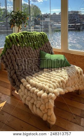 Chair Of Wool And Wood