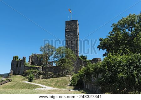Castle Ruin Konigstein In The Taunus, Interior View, Germany
