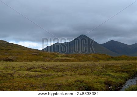 Beautiful Landscape In The Countryside In Scotland