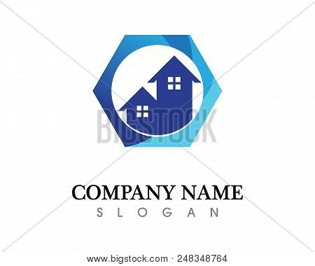 Real Estate And Home Buildings Logo Icons Template