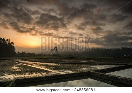 One Of The Beautiful Scenery In Wonosobo, Located In The Village Of Wonokasian, Selomerto , Wonosobo