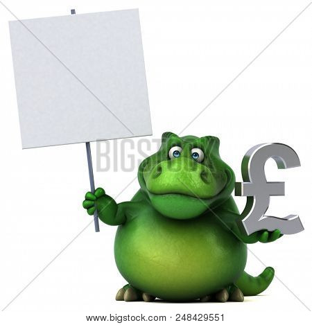 Fun trex - 3D Illustration