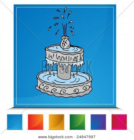 Obrázek tlačítka fontána sada.