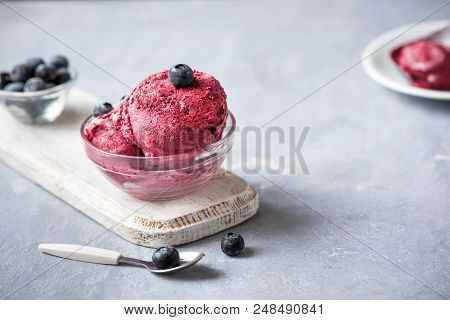 Blueberry Ice Cream