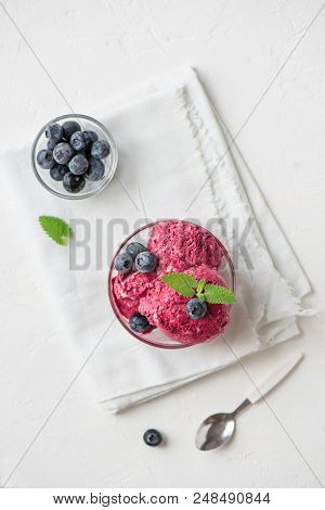 Blueberry Ice Cream