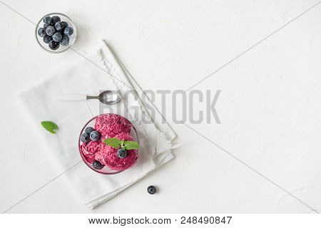 Blueberry Ice Cream