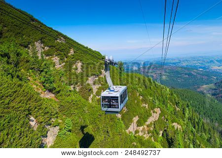 Beautiful Landscape Cable Car, Climbing Kasprowy Wierch, Poland