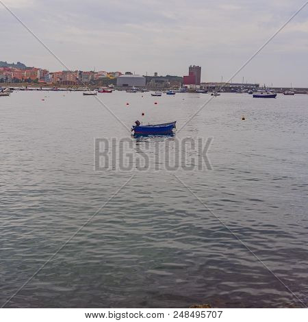 Port Of Carino. Ria De Ortigueira. To Coruna. Spain. Europe.