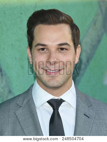 LOS ANGELES - JUN 26:  Skylar Astin arrives to the HBO 'Sharp Objects' Premiere  on June 26, 2018 in Hollywood, CA                