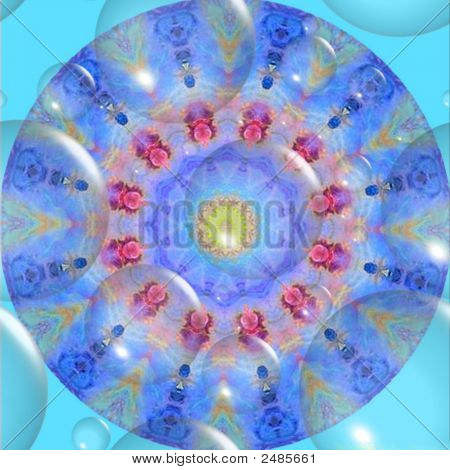 Çiçekler Mandala