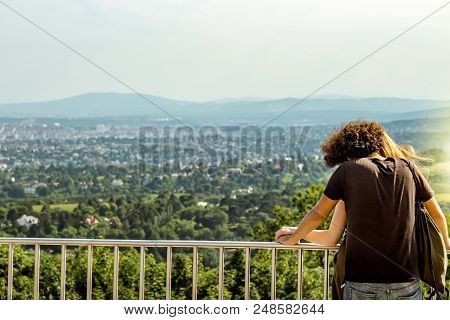 Couple At Cityscape
